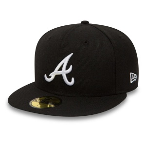 New Era, Sapca 59fifty basic atlanta braves, Negru