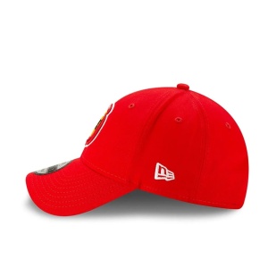New Era, Sapca ajustabila cu logo brodat Houston Rockets, Rosu vermilion 4