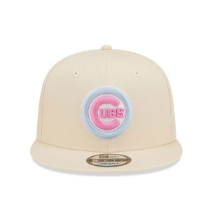 New Era, Sapca baseball 9fifty pastel Chicago Cubs, Bej 2