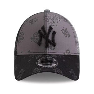 New Era, Sapca baseball 9forty Paisley Print, Negru/Grey 2