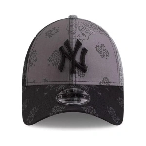 New Era, Sapca baseball 9forty Paisley Print, Negru/Grey 2