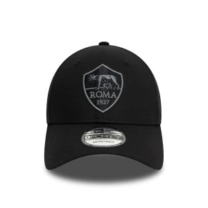 New Era, sapca baseball tonal AS Roma, Negru 2
