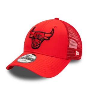 New Era, Sapca trucker chicago bulls, rosu