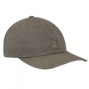 Kangol-sapca-washed-cotton-adjustable-baseball-gri-inchis-2