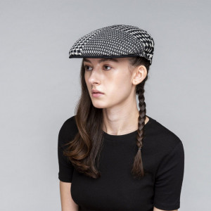Kangol-Basca-neagra-abstract-houndstooth-504-4