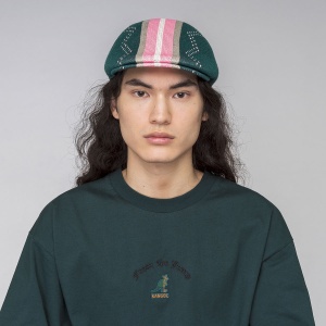 Kangol-basca-verde-slick-stripe-507-2