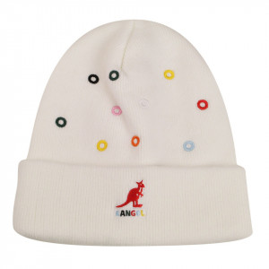 Kangol-caciula-alba-colour-eyelet-3