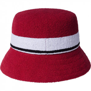 Kangol-palarie-bermuda-stripe-bucket-rosu-2