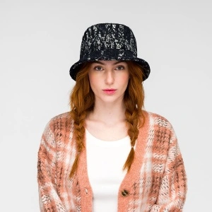 Kangol, Palarie neagra needlepunch floral bucket