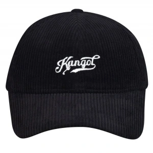 Kangol, sapca vintage script logo baseball, Negru mat - Img 2