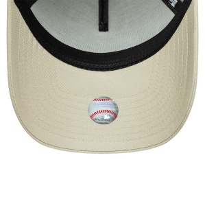 New Era, sapca a-frame outline NY Yankees, Bej nisip 5