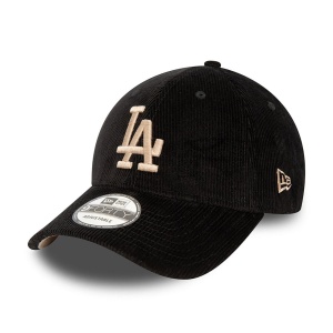 New Era, Sapca ajustabila cord Los Angeles Dodgers, Negru mat