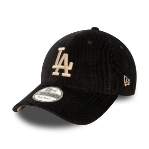 New Era, Sapca ajustabila cord Los Angeles Dodgers, Negru mat