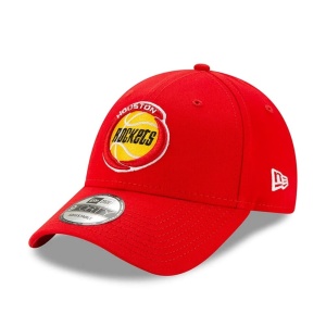 New Era, Sapca ajustabila cu logo brodat Houston Rockets, Rosu vermilion