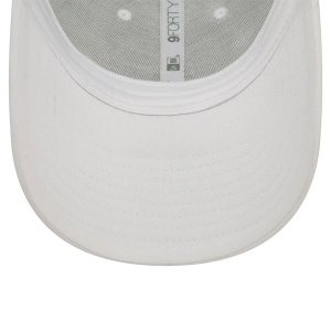 New Era, Sapca ajustabila cu logo brodat Loas Angeles Dodgers, Alb opal 5