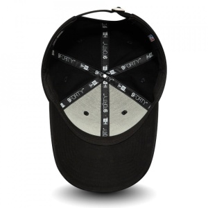 New Era, Sapca ajustabila cu logo brodat Los Angeles Lakers, Negru mat 3