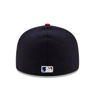 New Era, Sapca baseball 59fifty side patch Atlanta Braves, Albastru marin - Img 5