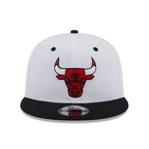 New Era, Sapca baseball 9fifty patch Chicago Bulls, Alb mat 2