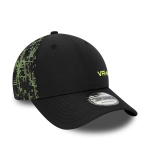New Era, Sapca baseball VR46 Print, Negru/Verde 3