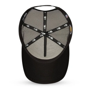 New Era, Sapca de bumbac cu logo cu segmente de plasa LA Lakers, Negru 4