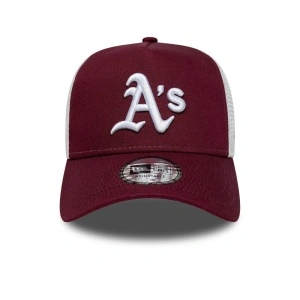 New Era, sapca din plasa Oakland Athletics MLB, Rosu - Img 2