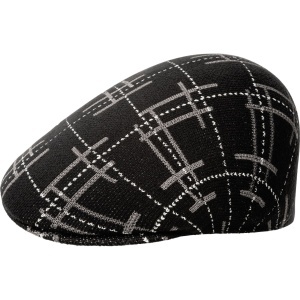 Kangol, Basca broken tartan 507 negru