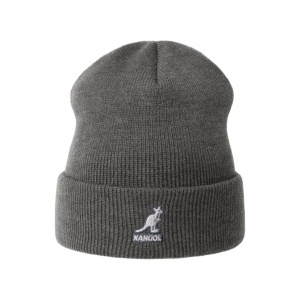 Kangol-caciula-elastica-cu-logo-brodat-gri-antracit-3