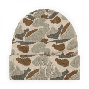 New Era, caciula elastica MLB New York Yankees Camo, Maro nisip