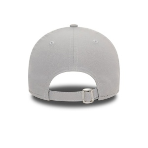 New Era, Sapca ajustabila cu logo brodat AC Milan, Gri antracit mat 4