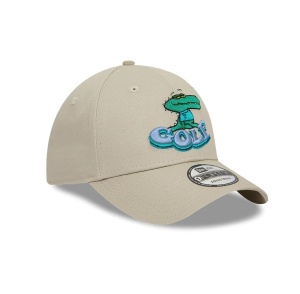 New Era, Sapca ajustabila cu logo brodat Golf Gator, Bej nisip 3