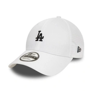 New Era, Sapca ajustabila cu logo brodat Loas Angeles Dodgers, Alb opal