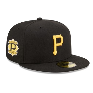 New Era, Sapca baseball 59fifty patch Pittsburgh Pirates, Negru mat