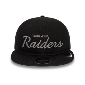 New Era, Sapca baseball 9fifty retro Las Vegas Raiders, Negru mat 2