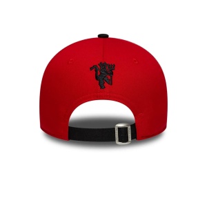 New Era, sapca baseball contrast Manchester United, Rosu 4