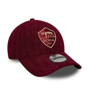 New Era, sapca baseball fleck cord AS Roma, Rosu 3