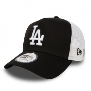 New Era, Sapca de bumbac cu logo cu segmente de plasa LA Dodgers, Negru