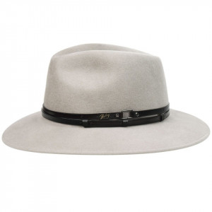Bailey 1922, Palarie stedman elite velour fedora, Alb prafuit