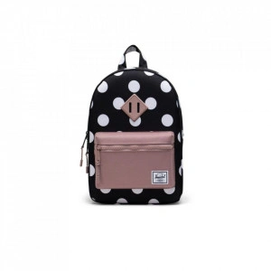 Herschel, Rucsac gradinita heritage polka dot negru, 9L