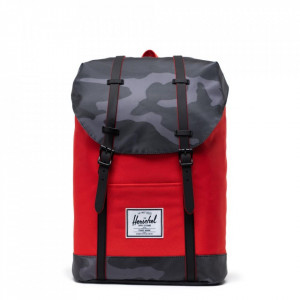 Herschel-rucsac-retreat-night-camo-rosu-19L