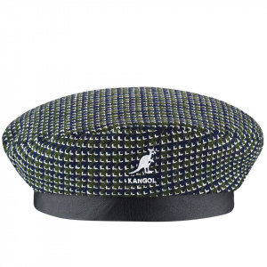 Kangol-bereta-verde-tooth-grid