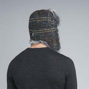 Kangol-caciula-gri-wool-ushanka-3