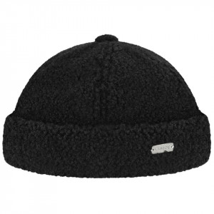 Kangol-caciula-neagra-plush-watch