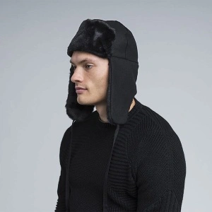 Kangol, Caciula neagra wool ushanka 5