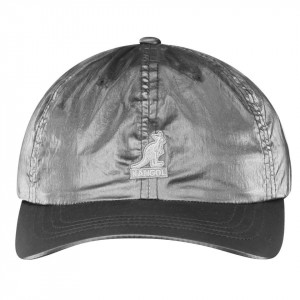 Kangol-sapca-argintie-iridescent-baseball-3