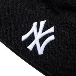New Era, caciula elastica MLB New York Yankees, Negru 3