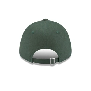 New Era, Sapca ajustabila 9forty patch Milwaukee Buks, Verde englez 5
