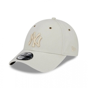 New Era, Sapca ajustabila 9forty washed New York Yankees, Bej safari