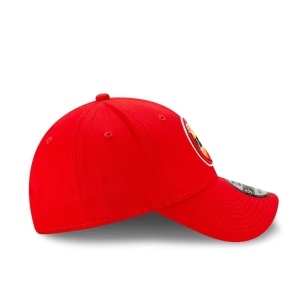 New Era, Sapca ajustabila cu logo brodat Houston Rockets, Rosu vermilion 5