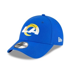 New Era, Sapca ajustabila cu logo brodat LA Rams, Albastru electric