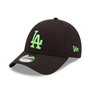 New Era, Sapca ajustabila neon Los Angeles Dodgers, Negru mat